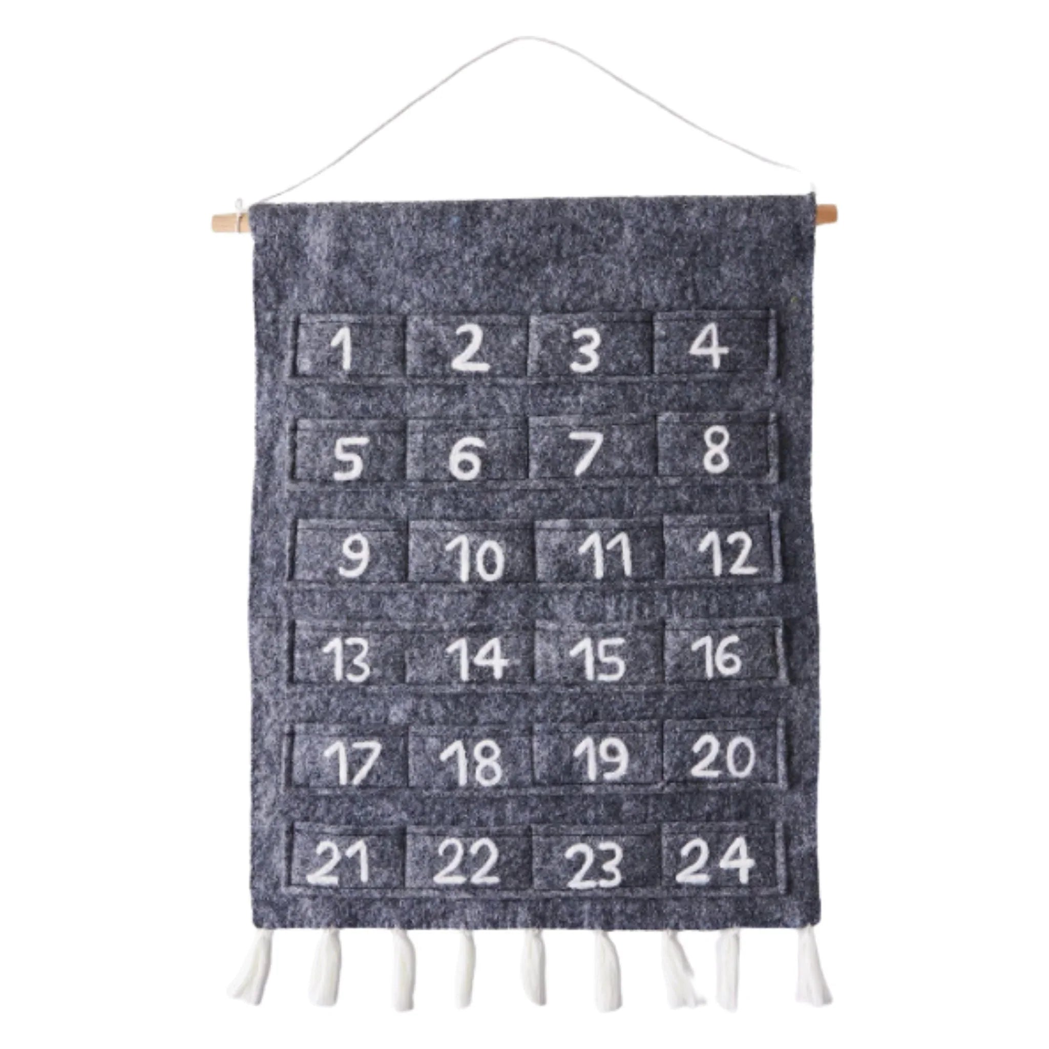 Felt Advent Calendars Grey