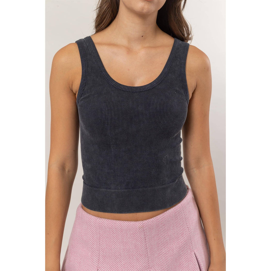 Washed Seamless Tank Top