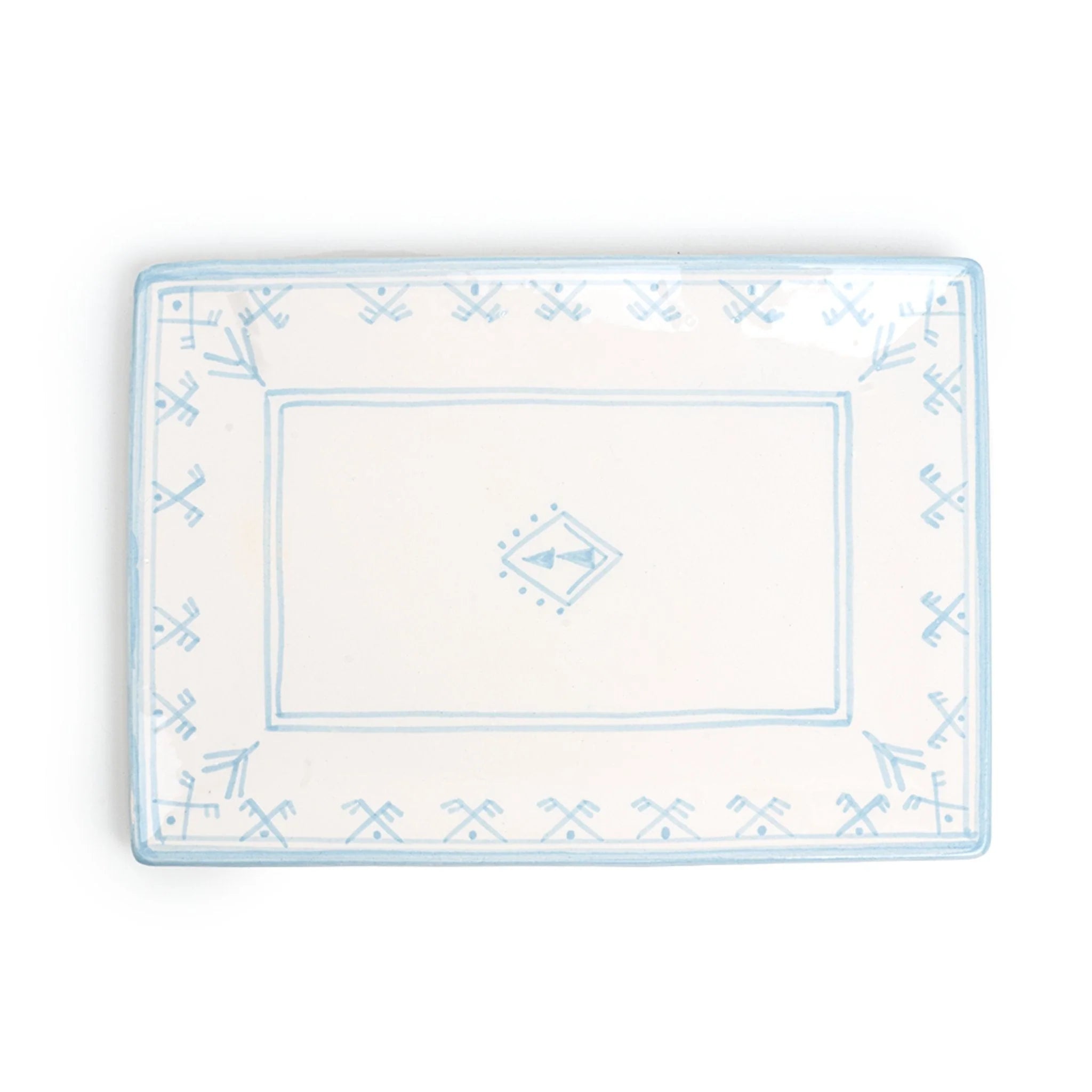 Ceramic Trays - Berber Blue