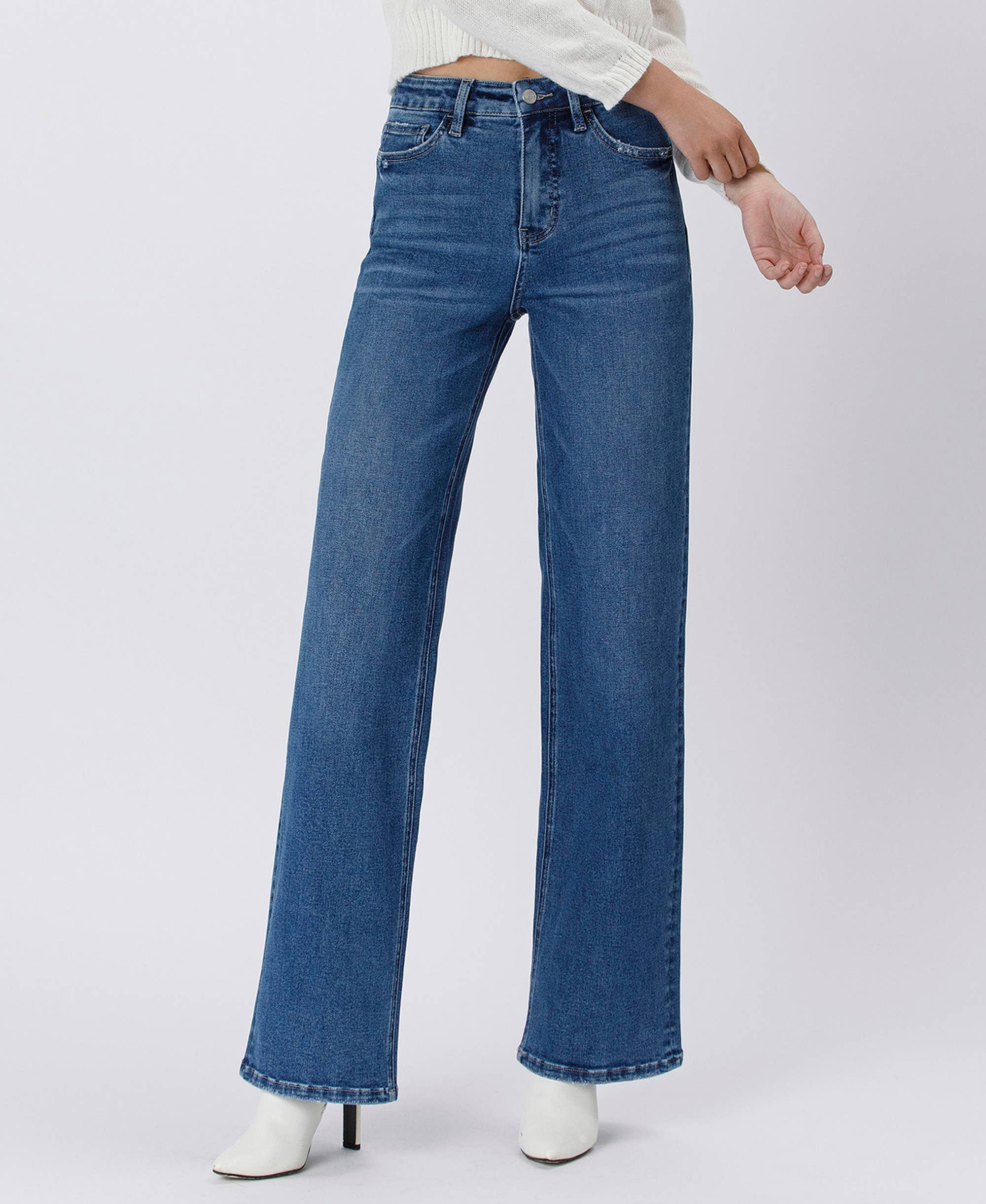 Tummy Control 90's Super High Rise Jeans