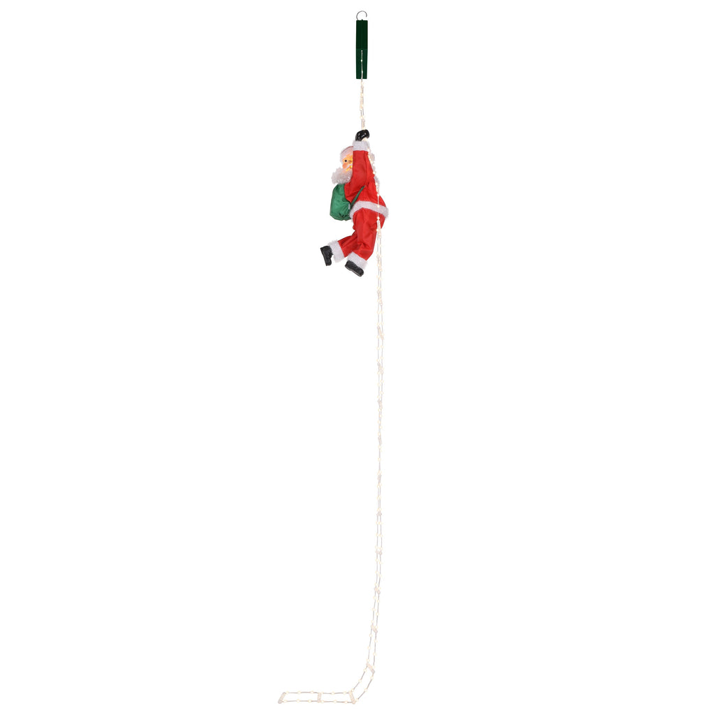 10 ft. Outdoor Animated Rope Ladder Climbing Santa