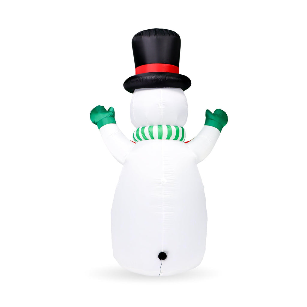 10 ft. Outdoor Lit Inflatable - Merry Snowman