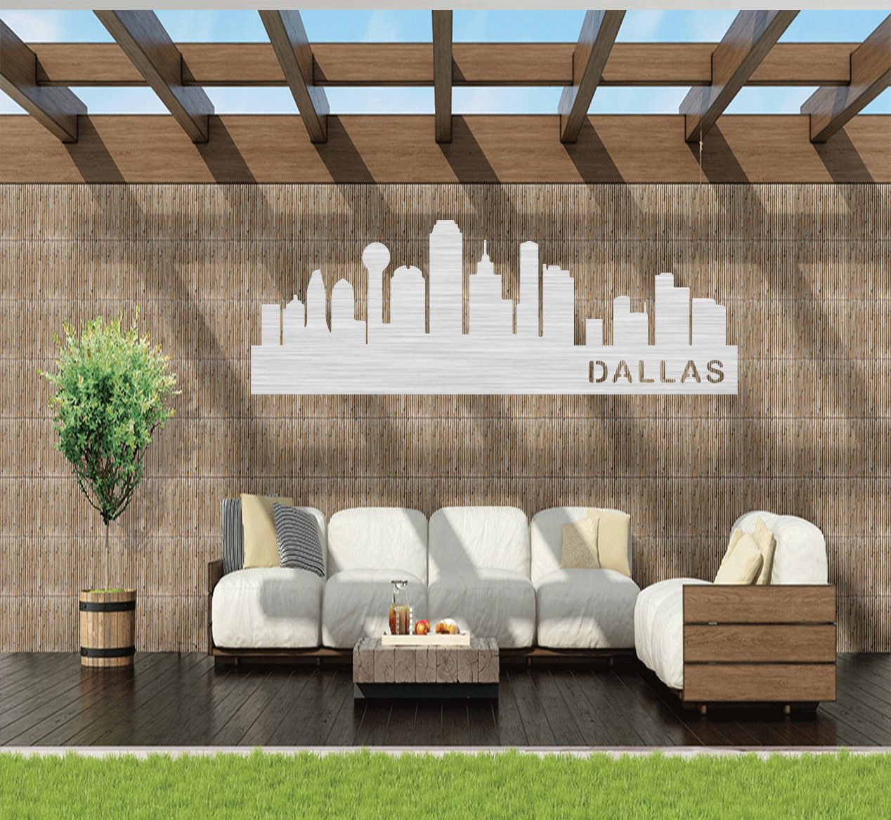 Dallas Skyline - Metal Wall Art