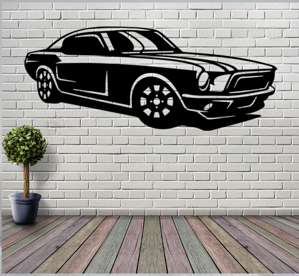 Mustang - Metal Wall Art