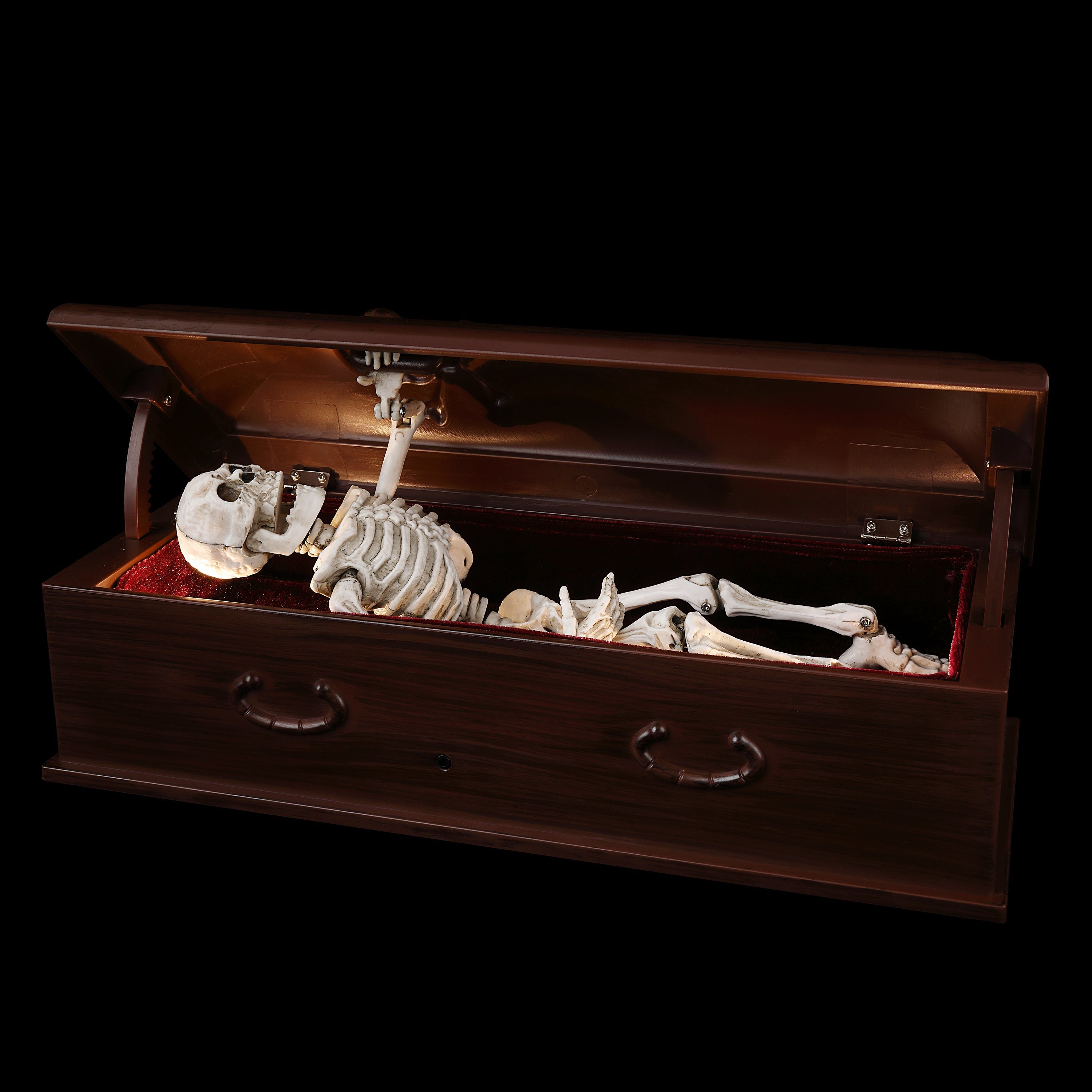12 in. Animated Skeleton Coffin