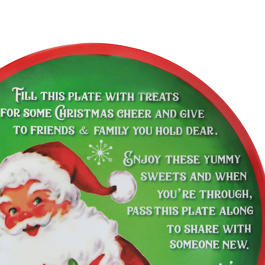 12 in. Santa's Giving Plate