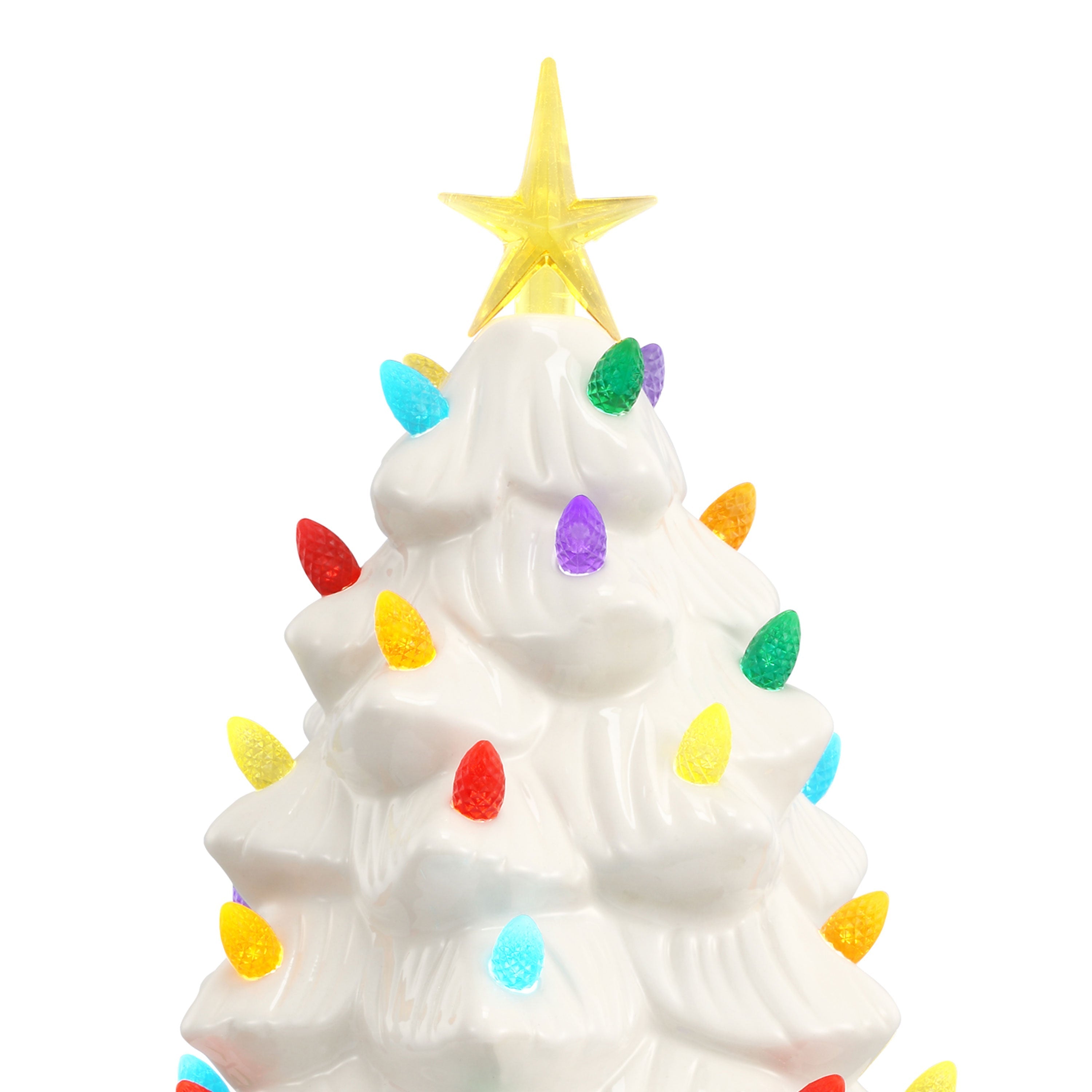 12 in. Nostalgic Ceramic Tree - White