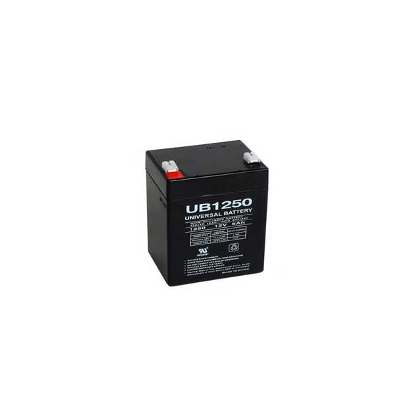 12V 5Ah Sealed Lead Acid Battery w/ F2 Terminals