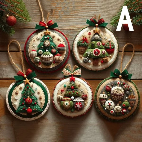 DIY Christmas Felt Patch Kit