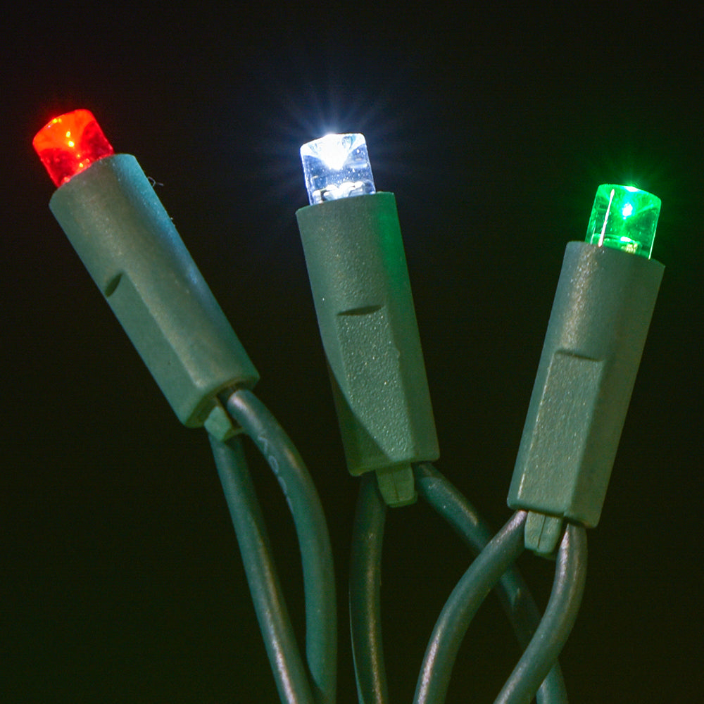 LED Concave 5MM Light Set, 70 Ct, 4" Spacing, Two Wire -Pro Lights