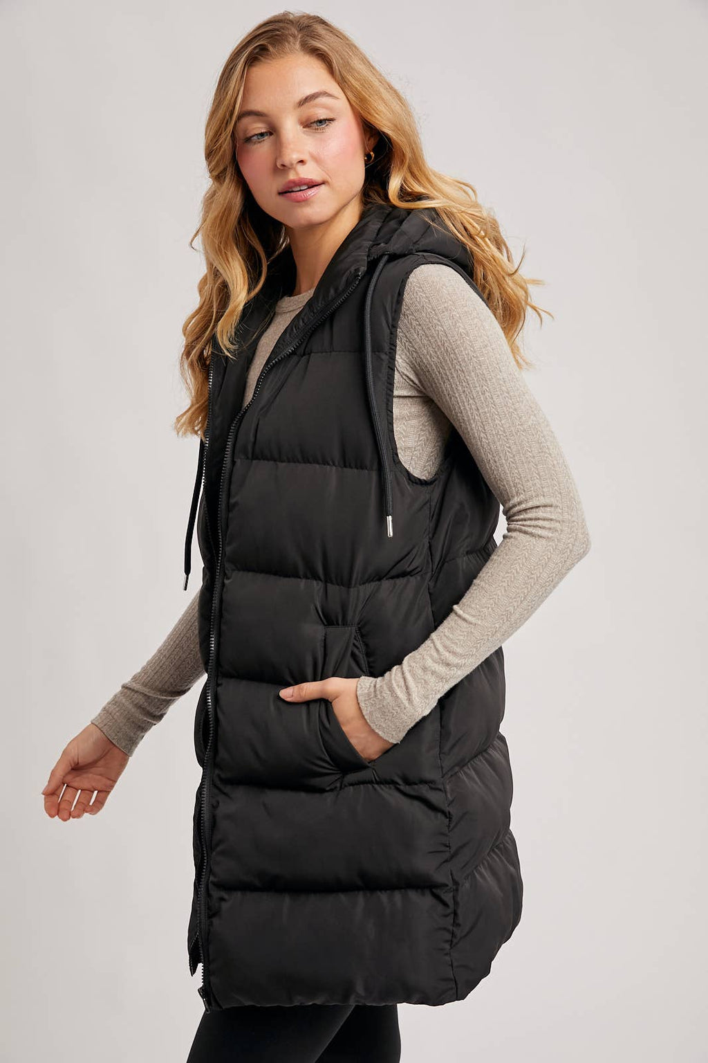 Hooded Puffer Vest