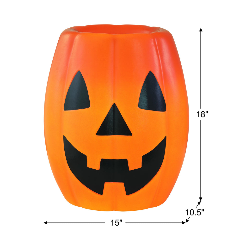 18 in. Jack-O-Lantern Blow Mold Candy Bowl