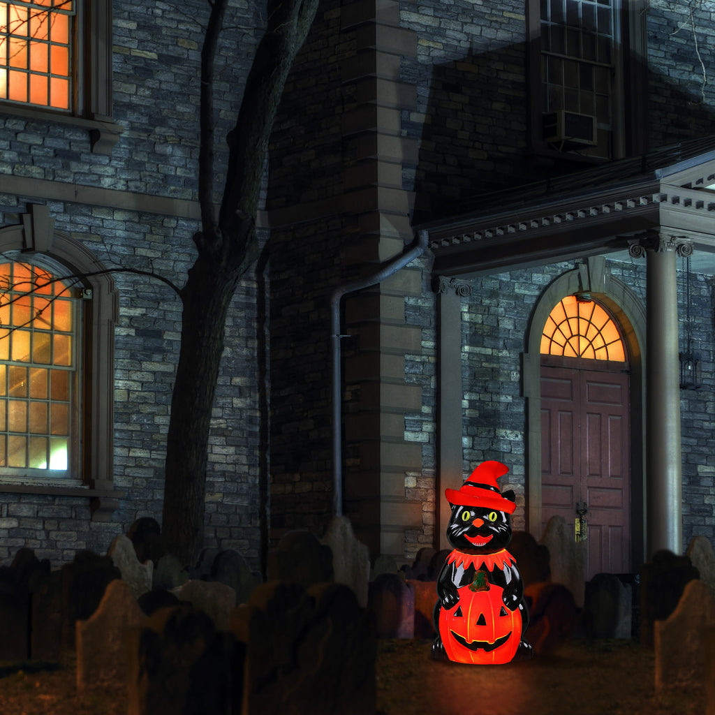 18 in. Outdoor Cat Lit Blow Mold