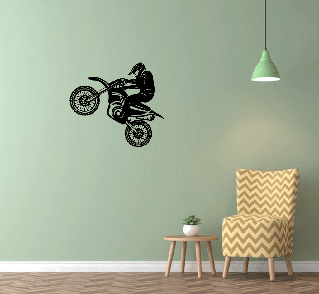 Dirt Biker - Metal Wall Art