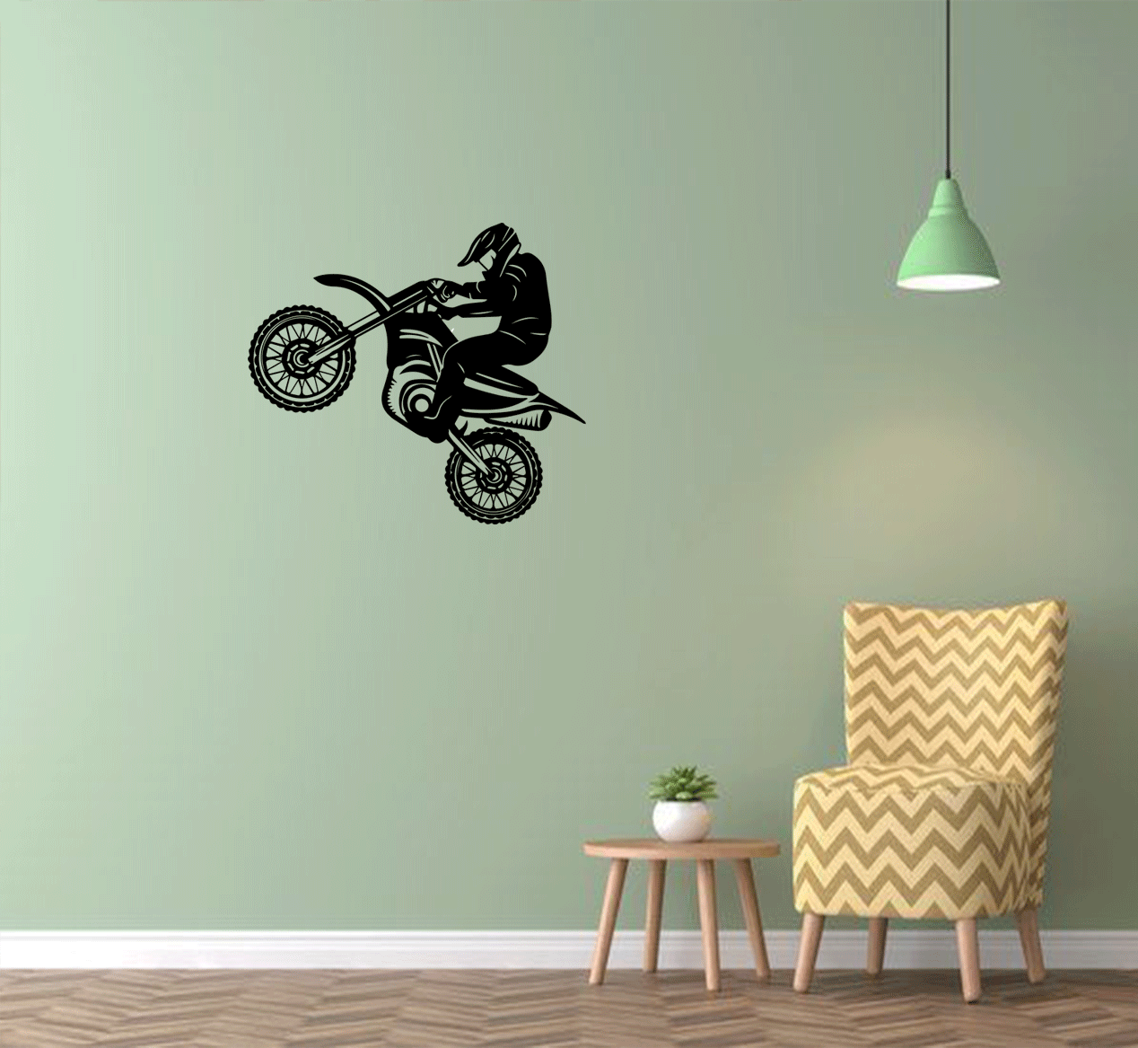 Dirt Biker - Metal Wall Art