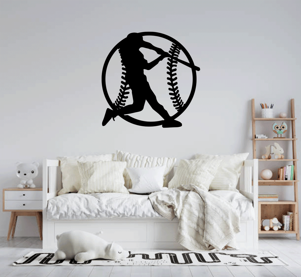 Baseball - Metal Wall Art