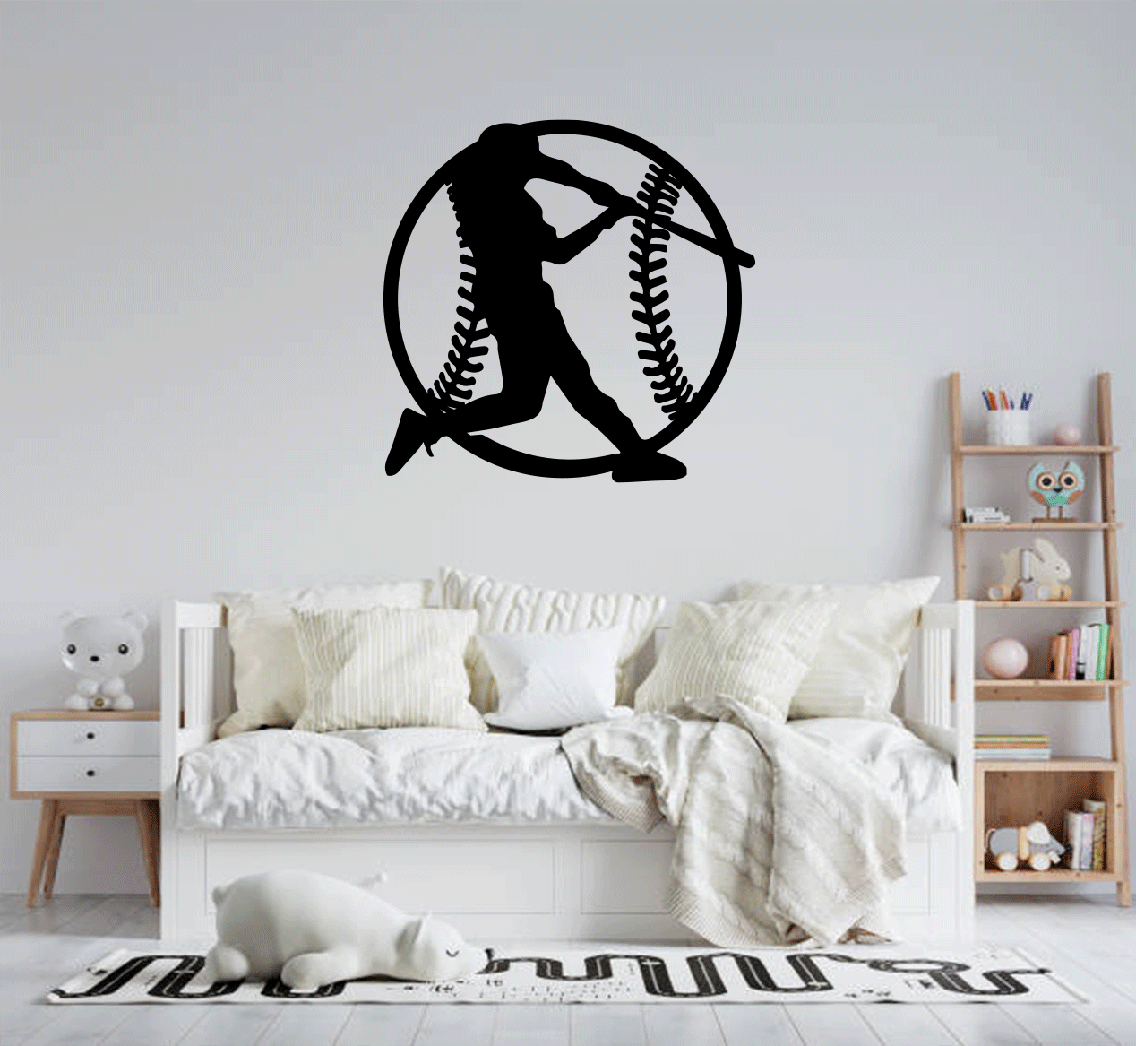 Baseball - Metal Wall Art