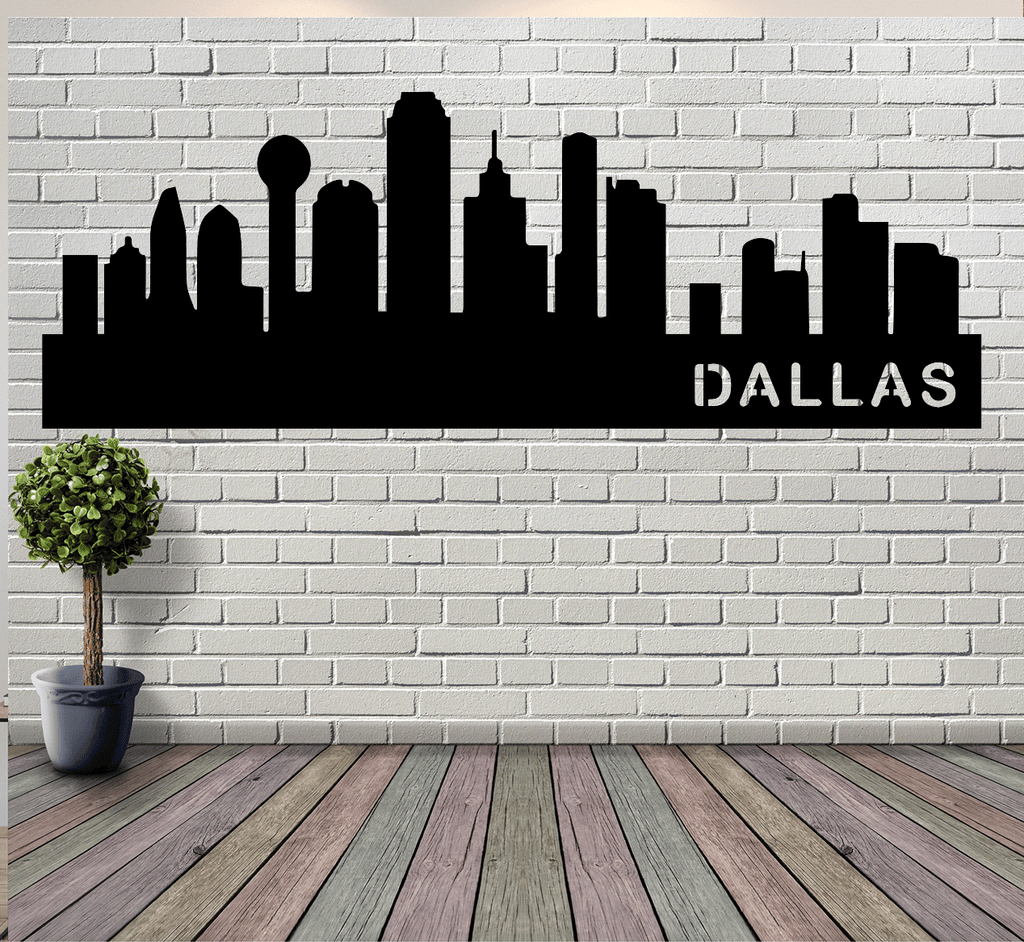 Dallas Skyline - Metal Wall Art