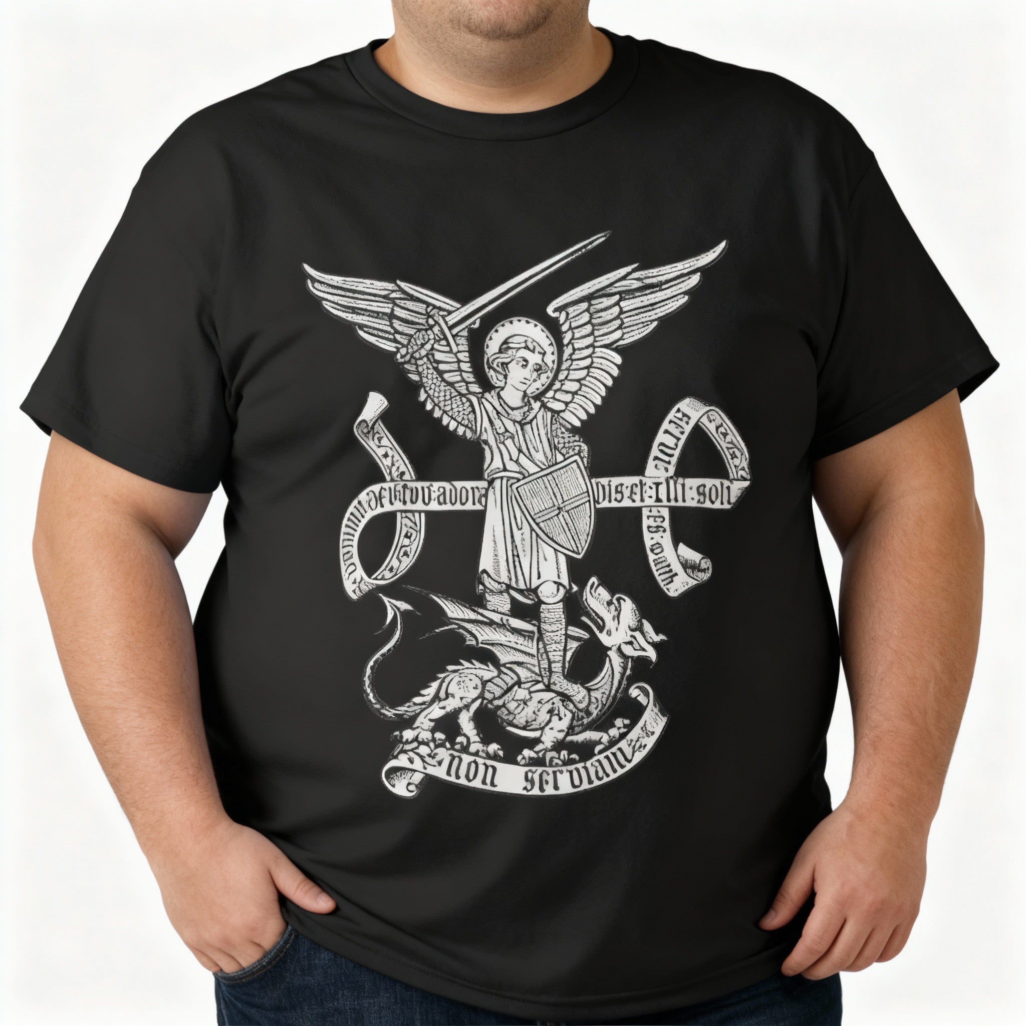 Saint St Michael Catholic Archangel Angel Defender Classic T-Shirt