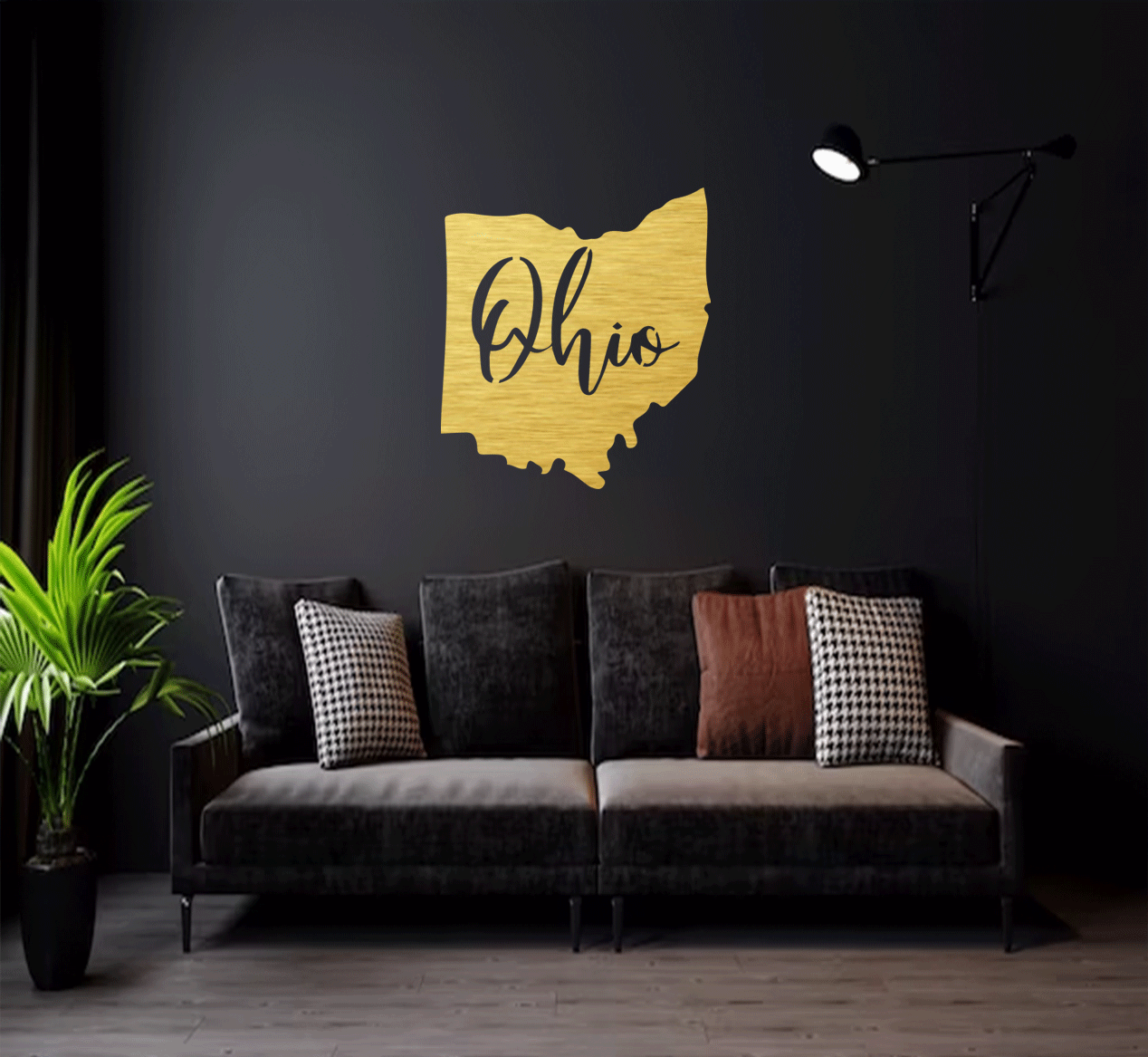 Ohio - Metal Wall Art