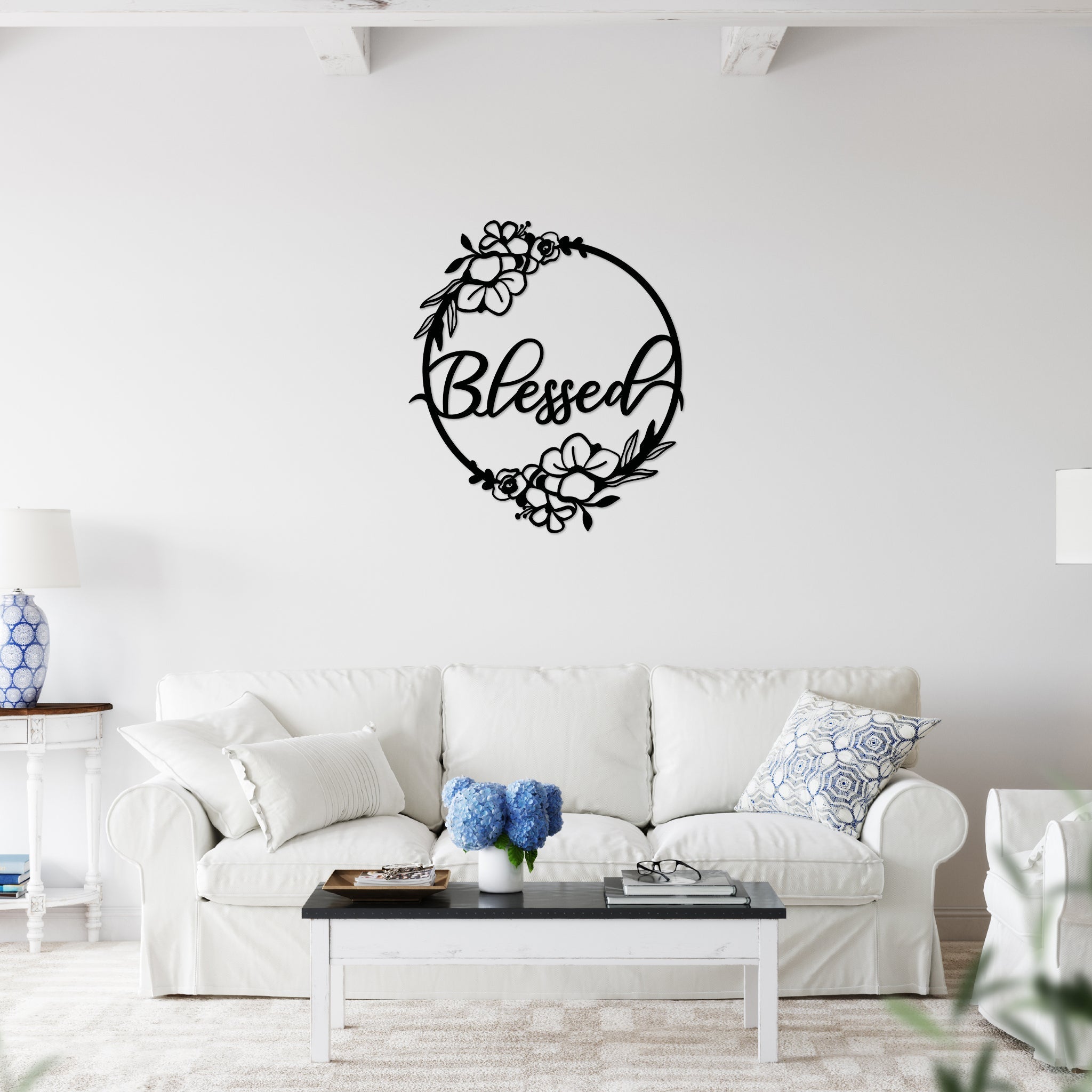 Blessed - Metal Wall Art