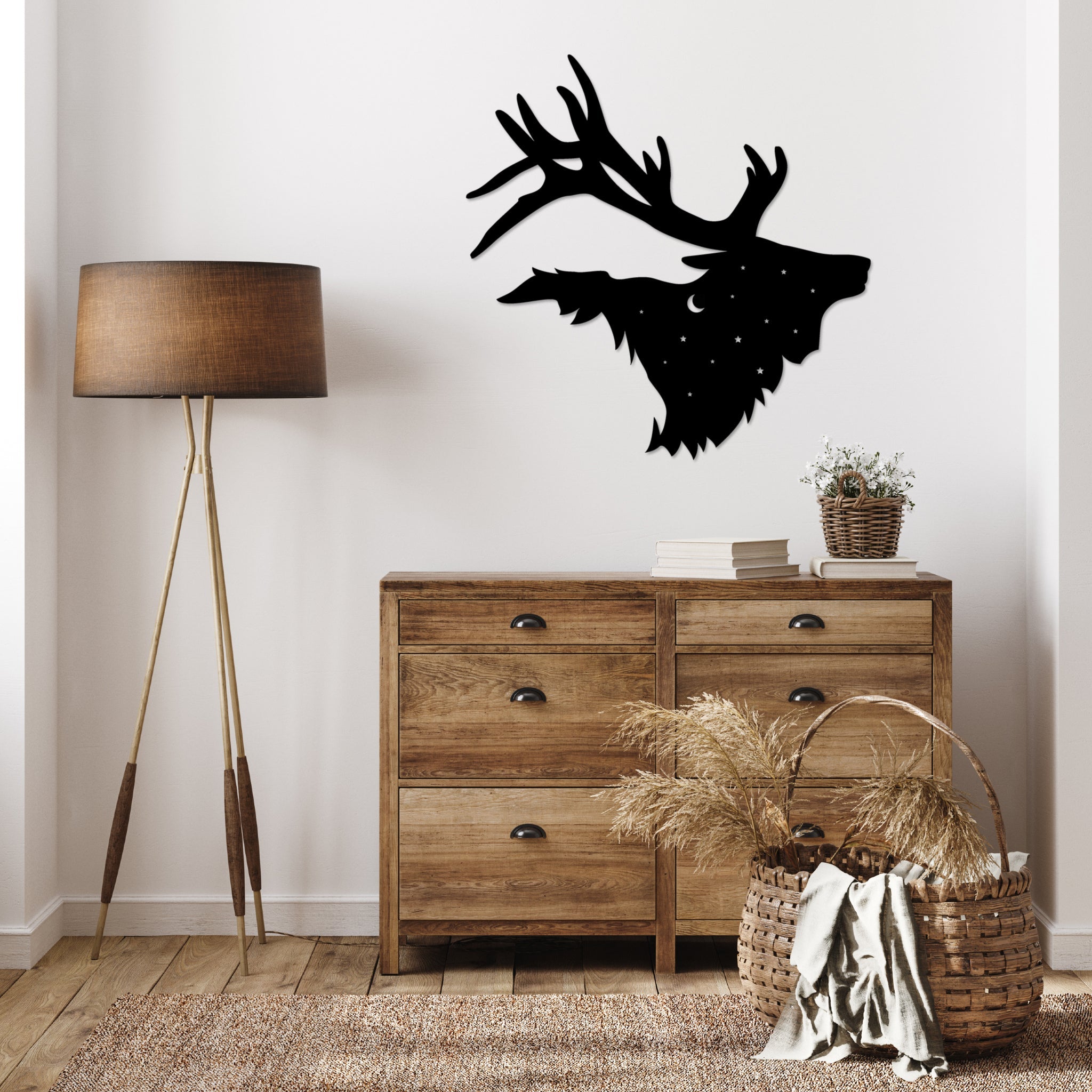 Bull Elk - Metal Wall Art