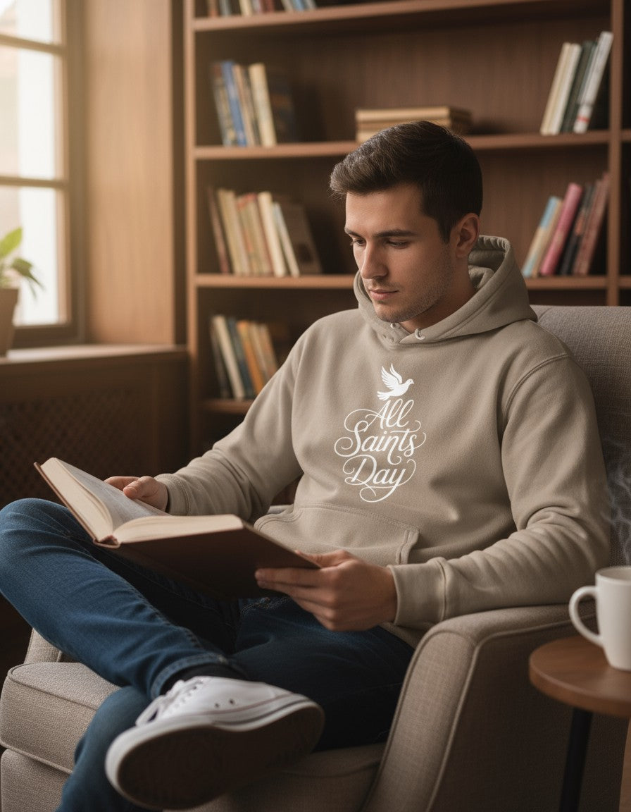 All Saints Day Catholic Gifts Holy Spirit Essential Hoodie