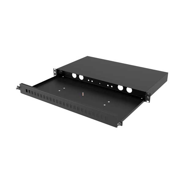 1U 19-inch 24 Port LC Duplex Fiber Optic Patch Panel - Blank (STV-FOB LCD24)