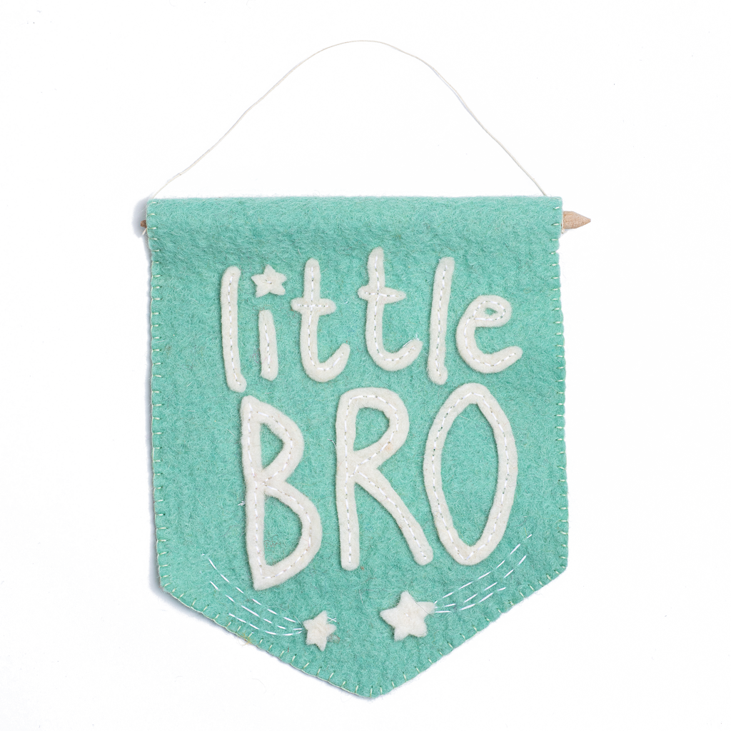 Felt Little Bro Banner Flag