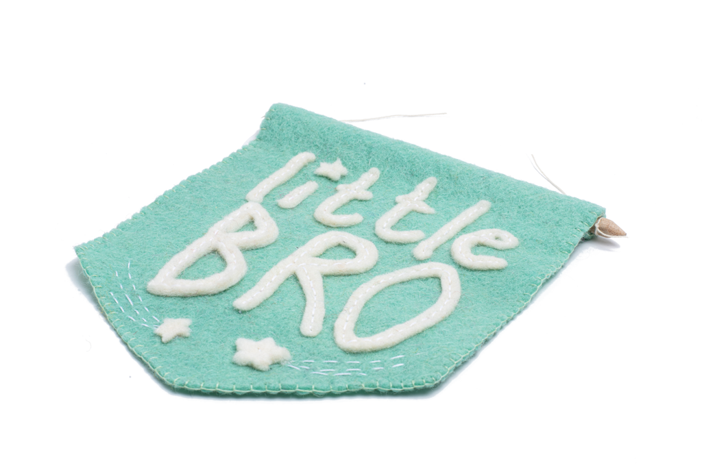 Felt Little Bro Banner Flag
