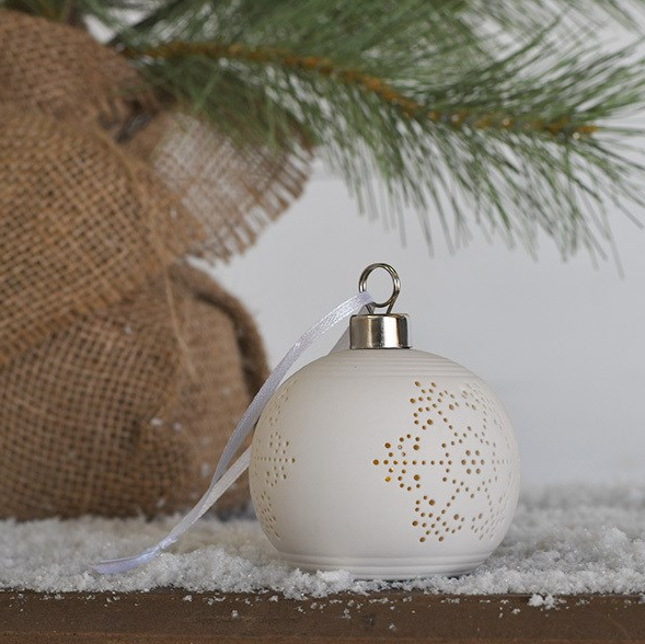 Snowflake Ball Ornament