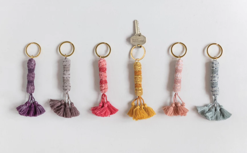 Beaded Avila Key Chain