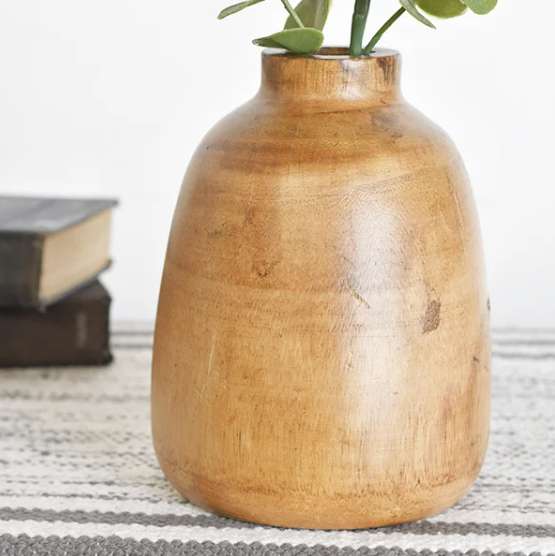 Wood Vase