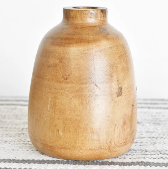 Wood Vase