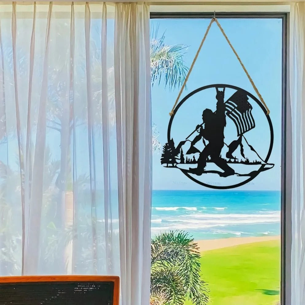 Welcome Bigfoot Metal Sign