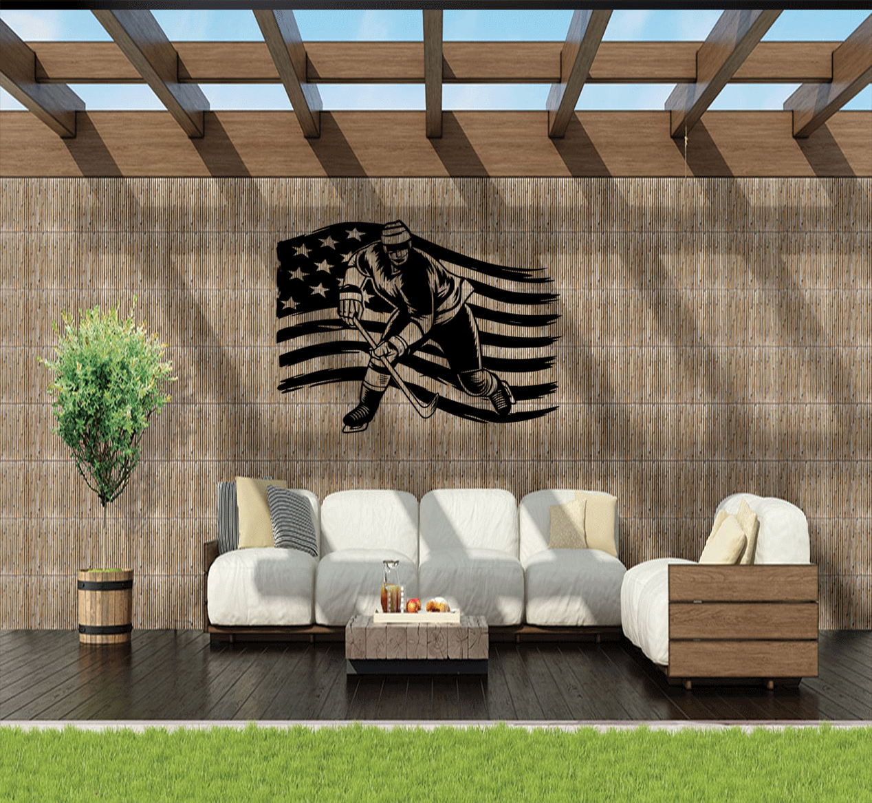 Ice Hockey - Metal Wall Art