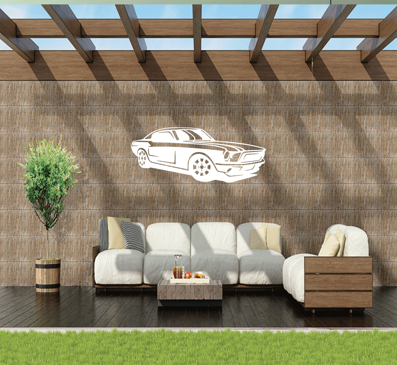 Mustang - Metal Wall Art