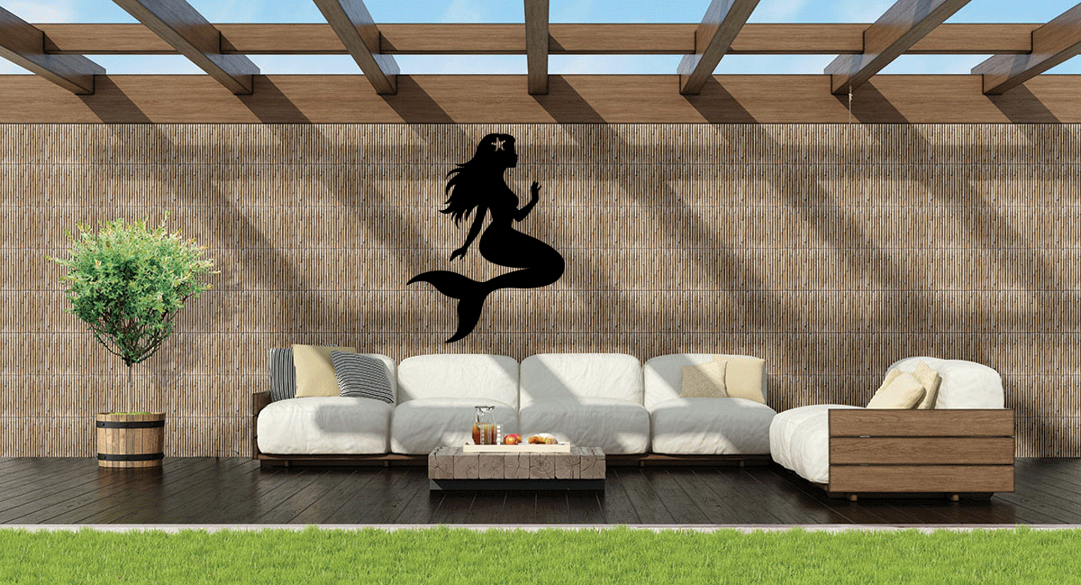 Mermaid- Metal Wall Art