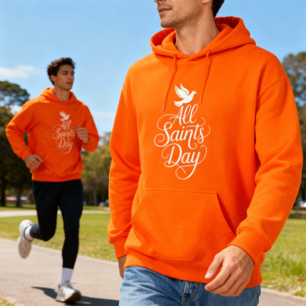 All Saints Day Catholic Gifts Holy Spirit Essential Hoodie