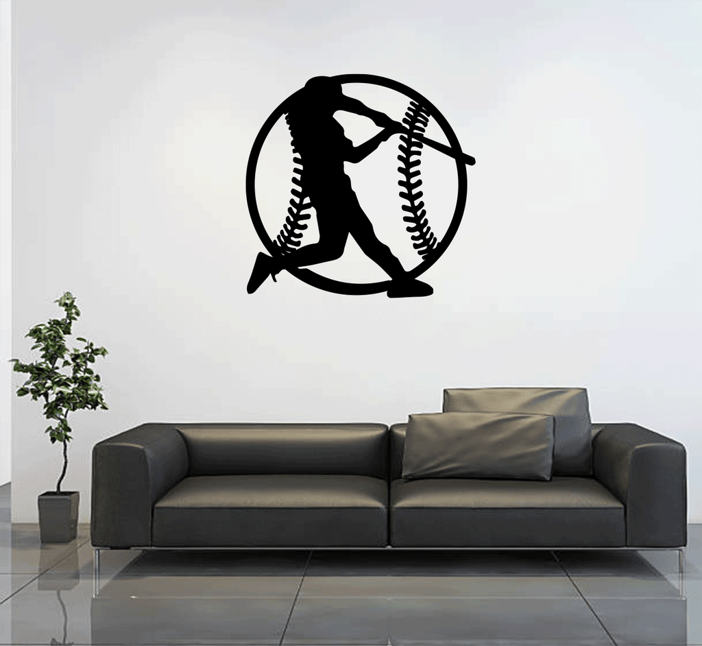 Baseball - Metal Wall Art