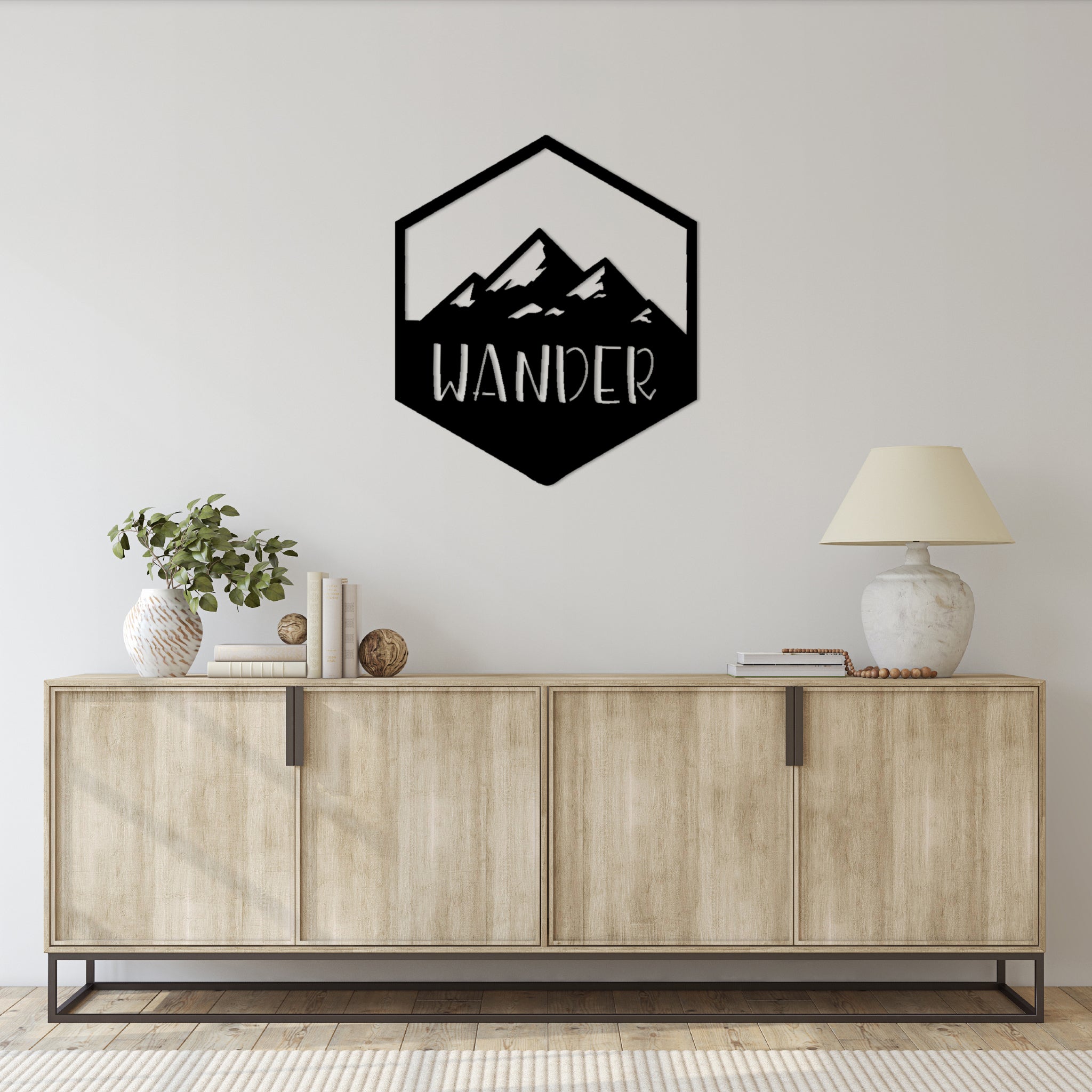 Wander - Metal Wall Art