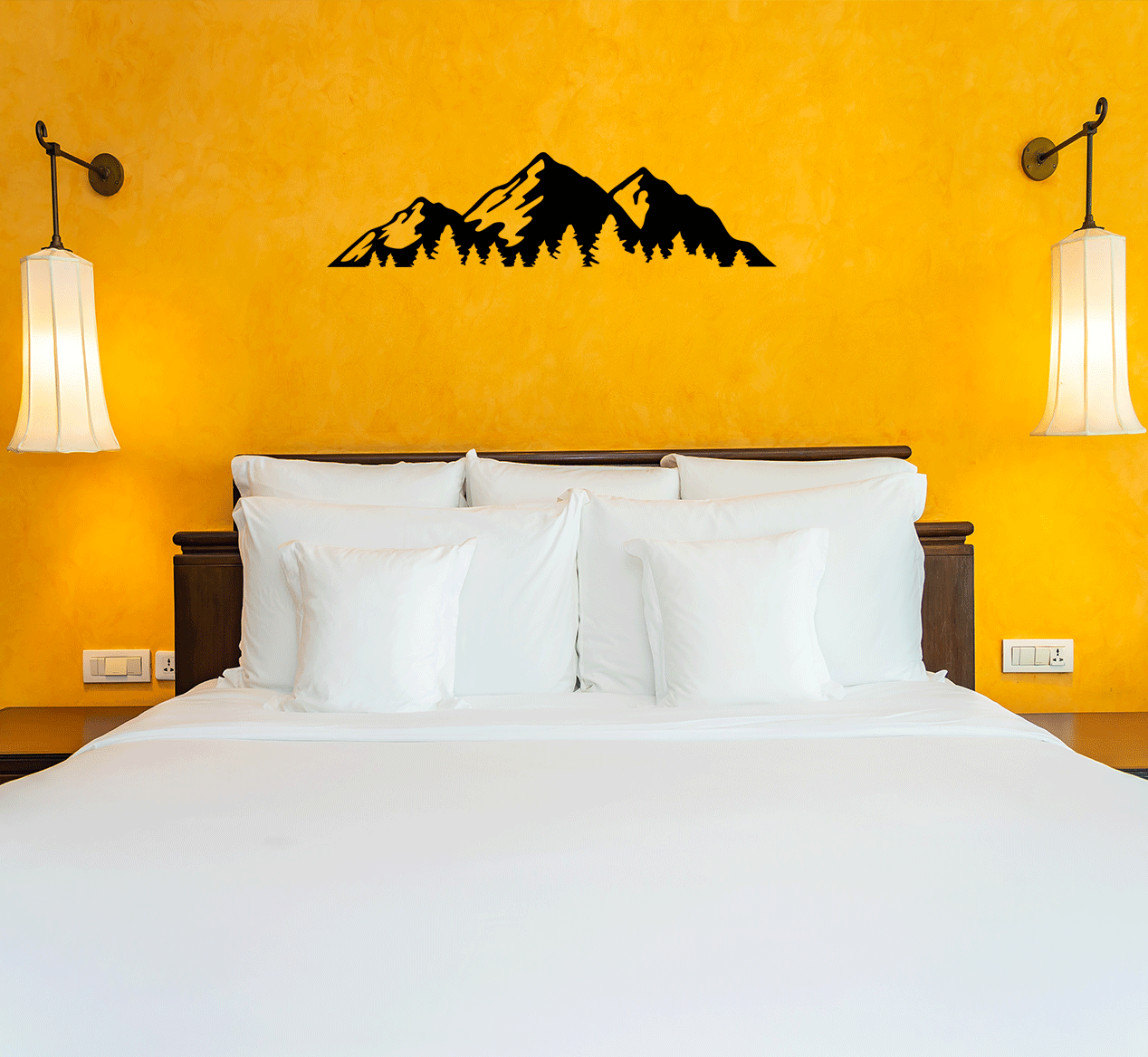 Timberline Mountains - Metal Wall Art