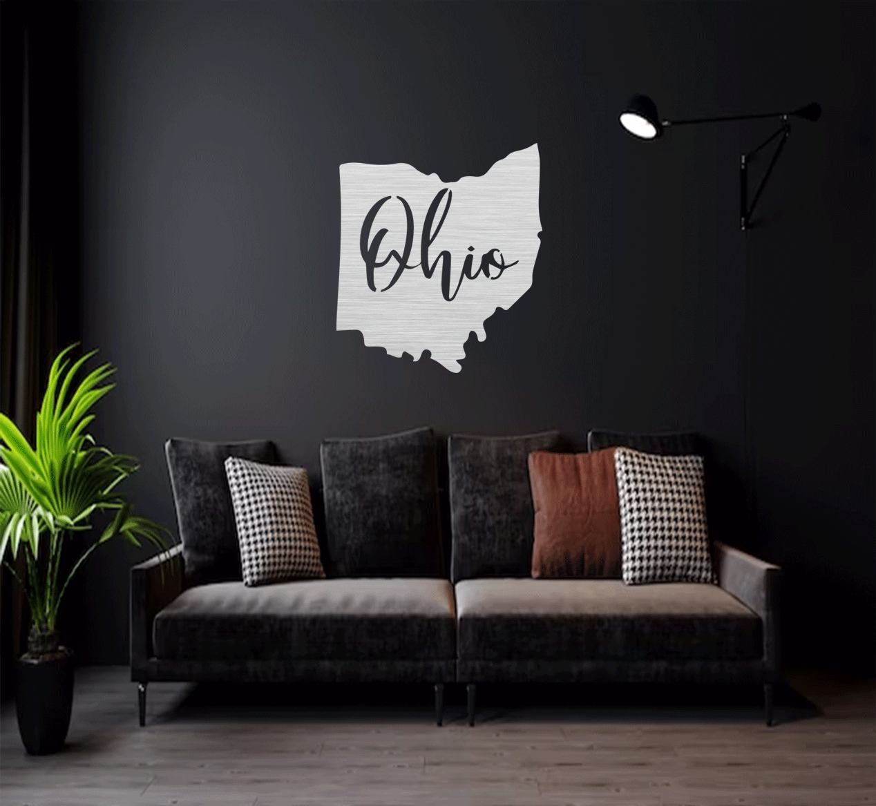 Ohio - Metal Wall Art
