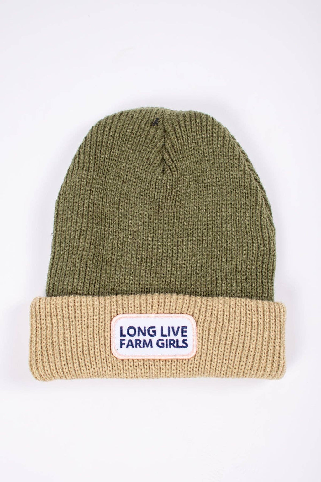 Western 'Long Live Farm Girls' Beanie