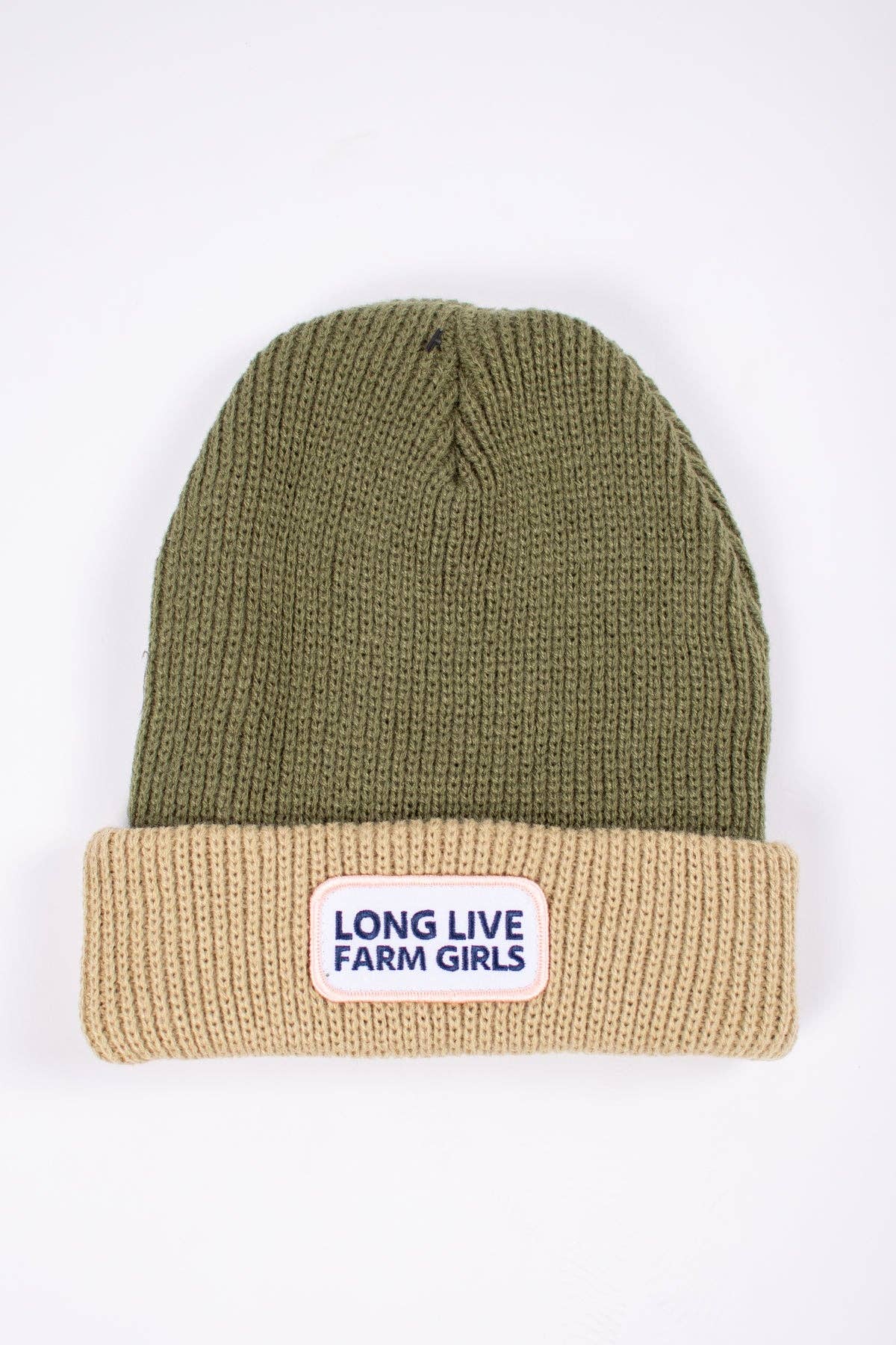 Western 'Long Live Farm Girls' Beanie