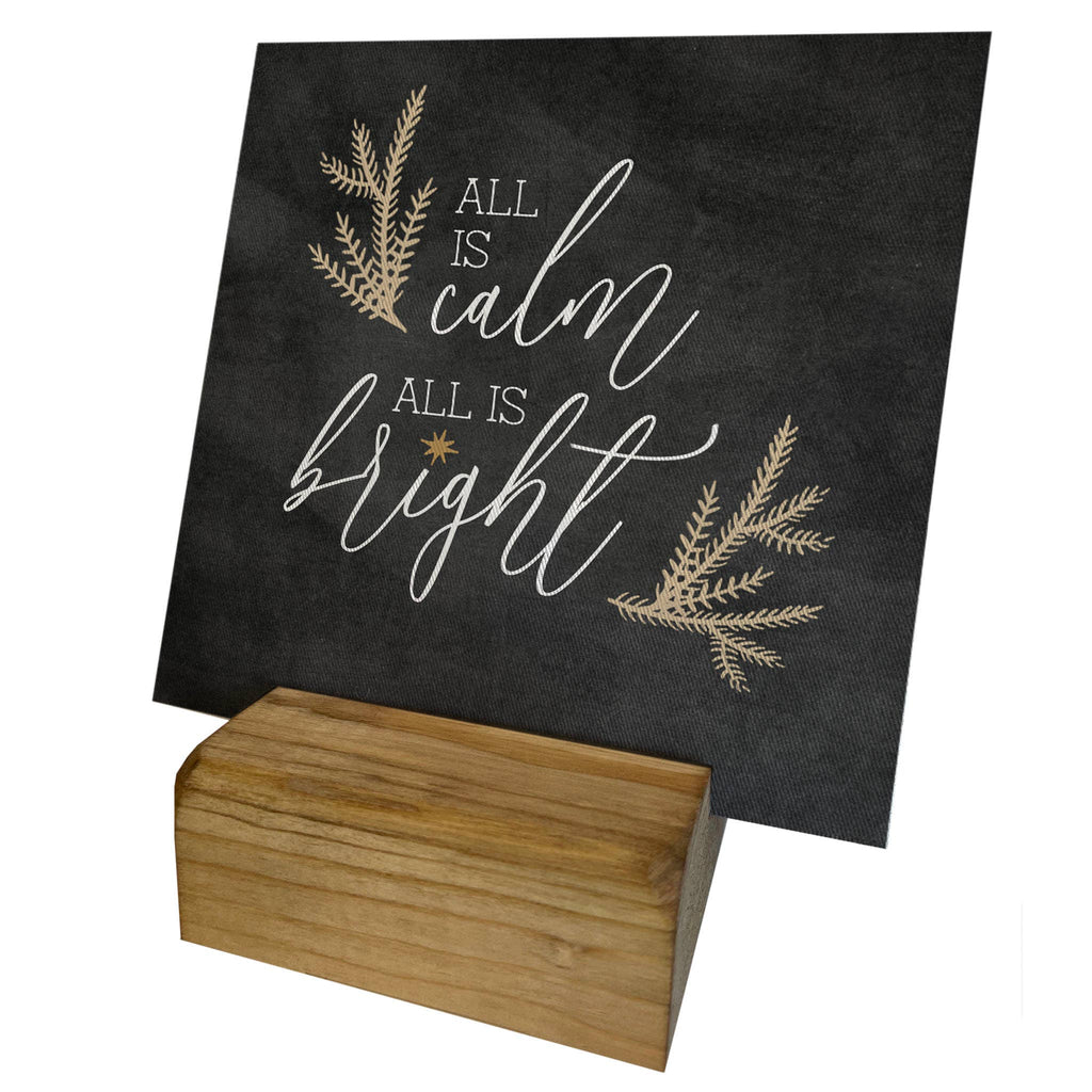 All is Calm Christmas Mini Canvas