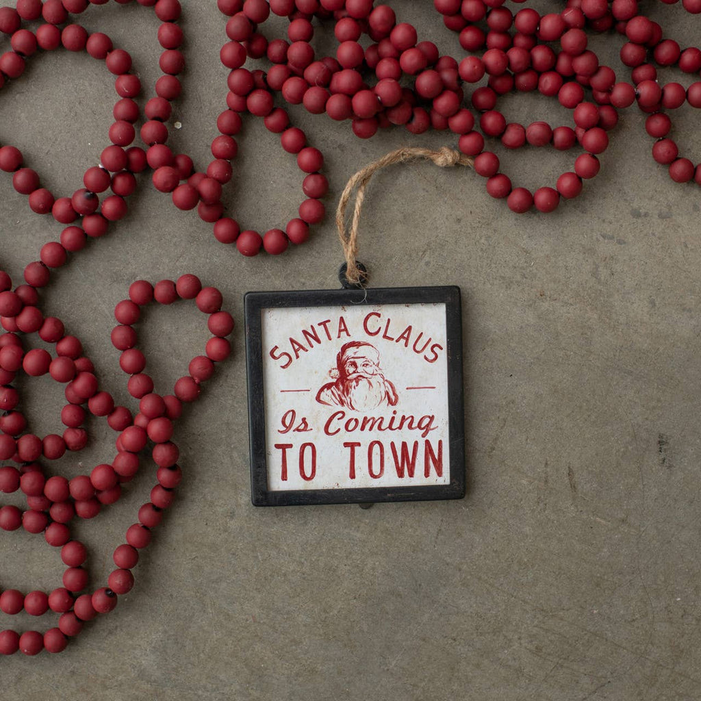 Santa Framed Ornament