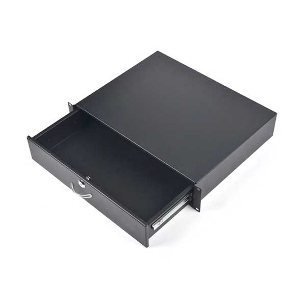 2U 19-inch Lockable Rack Mount Storage Drawer (STV-DS-350)