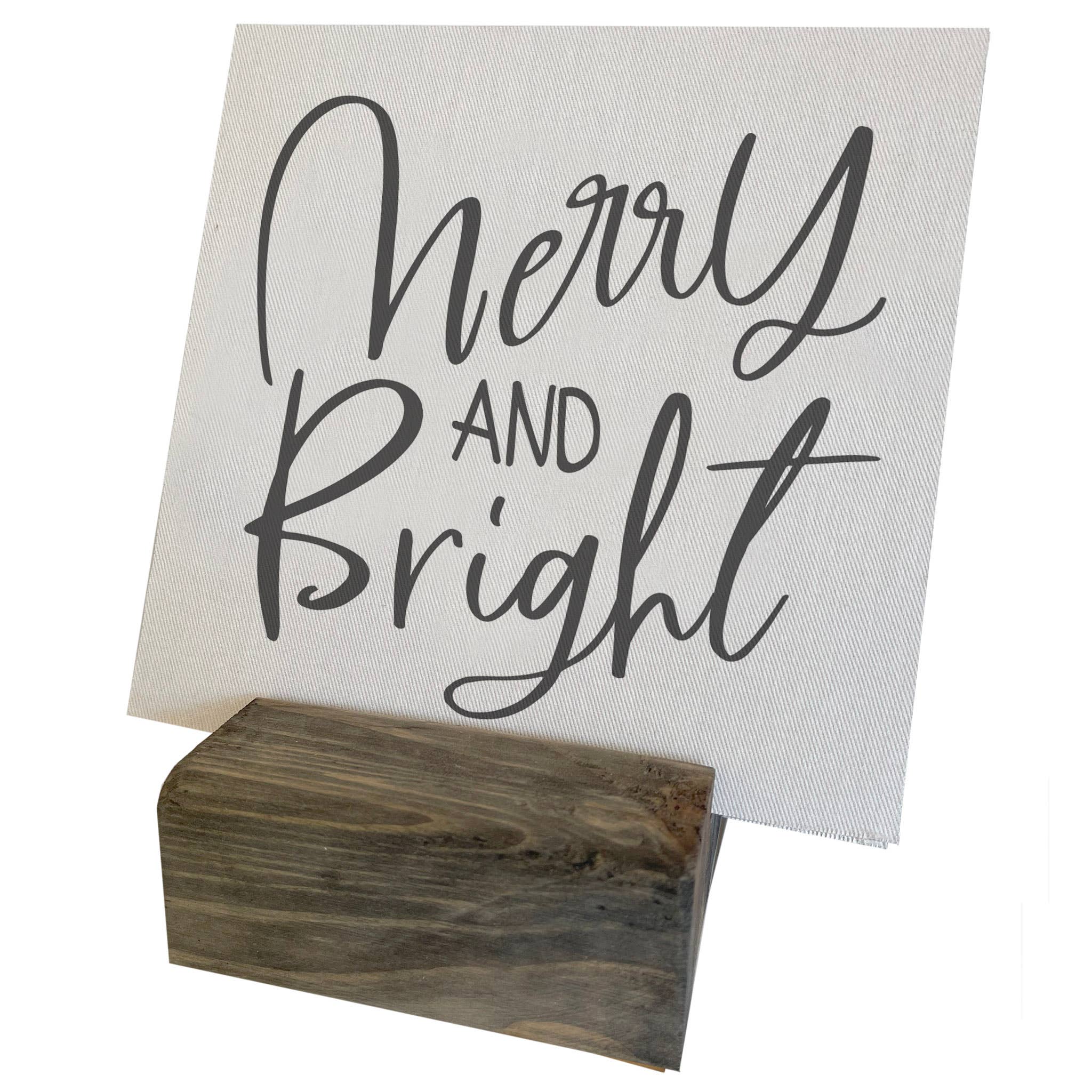 Merry and Bright Mini Canvas