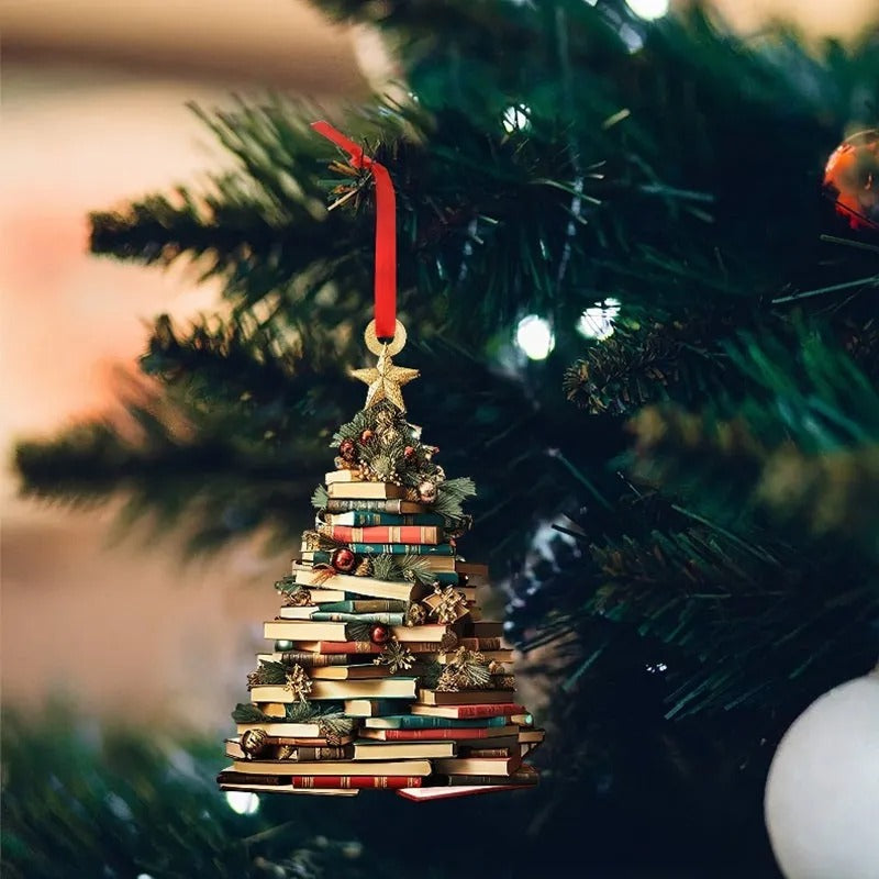 Christmas Book Tree Ornament